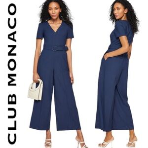 Club Monaco Belted Borrem Jumpsuit